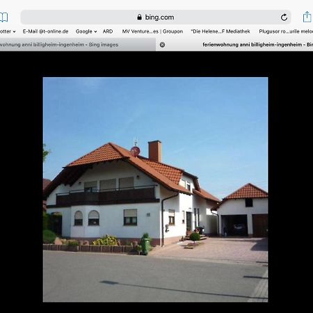 „Ferienwohnung Anni“ Billigheim-Ingenheim Eksteriør bilde